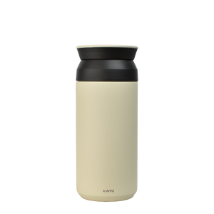 A cream coloured Kinto 350ml Tumbler with the Kinto logo printed on the back.